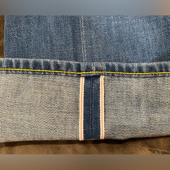 LEVI’S 1950'S 701* WOMEN'S JEANS selvedge Worn In Blue -Medium Wash size 28 - Picture 8 of 10